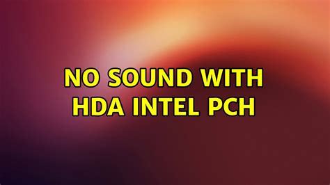 Alias Sound Slot 0 Snd Hda Intel