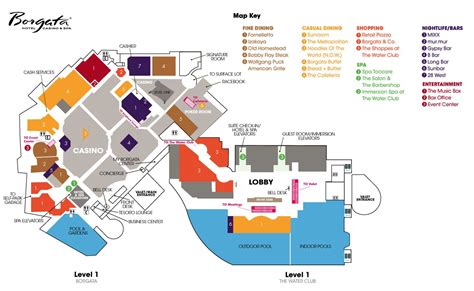 Borgata Casino Mapa