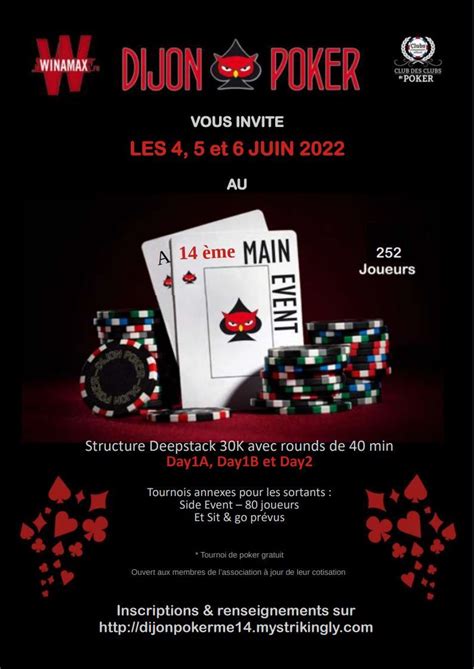 Dijon Poker Tour 2024