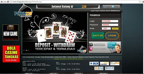 Download Poker228 Versi Android