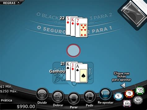 Duplo Deck Blackjack Passo Regras