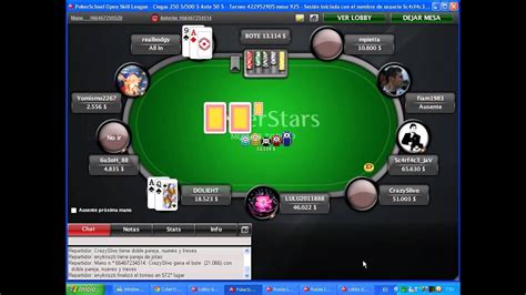 Escola De Poker Premier Skill League Na Pokerstars