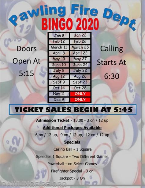 Foxwoods Casino Bingo Agenda