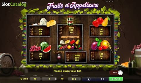 Fruits N Appetizers Pokerstars