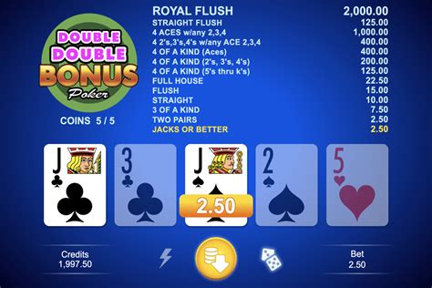 Jogar Double Bonus Poker 2 Com Dinheiro Real