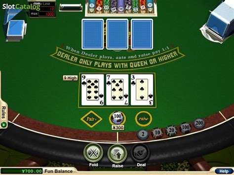 Jogar Tri Card Poker 2 No Modo Demo