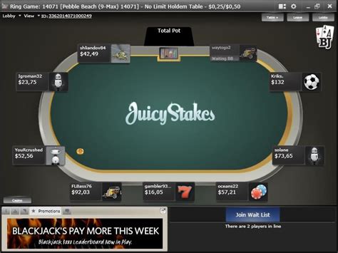 Juicy Stakes Poker Revisao