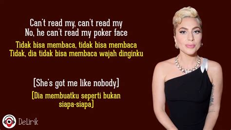 Lirik Lagu Poker Face Bahasa Indonesia