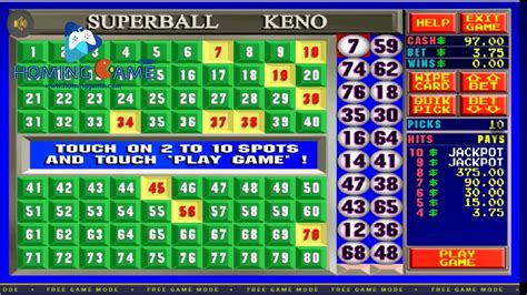 Livre Superball Keno Slots