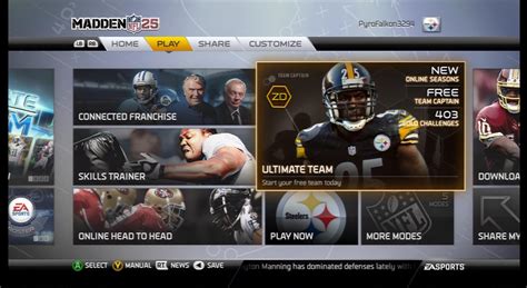 Madden 25 Ultimate Team Vagas