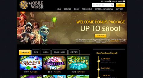 Mobile Wins Casino Codigo Promocional