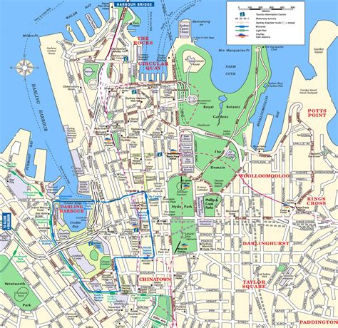 O Cassino De Cais Mapa De Sydney