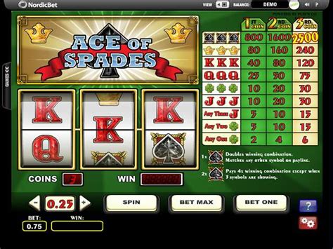 Play Ace Of Spades Slot