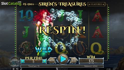 Siren S Treasure 15 Lines Betsson