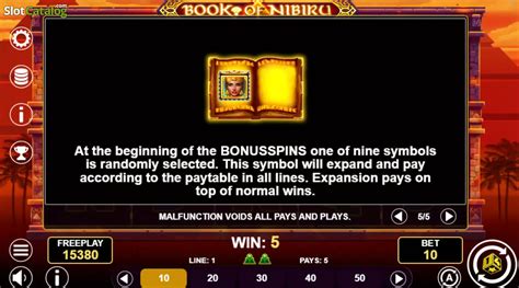 Slot Book Of Nibiru