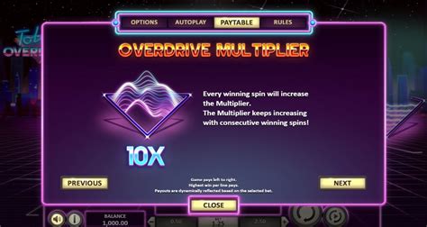 Total Overdrive 888 Casino