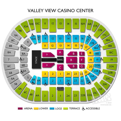 Valley View Casino Center Comodidades De Grafico Imagine Dragons