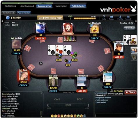 Vnh Poker Definicao