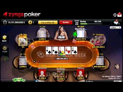 Zynga Poker Masa Bulma
